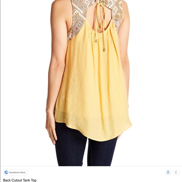 Doe & Rae Back Cutout Tank Top - Picture 2 of 4